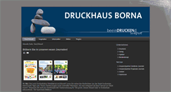 Desktop Screenshot of druckhaus-borna.de